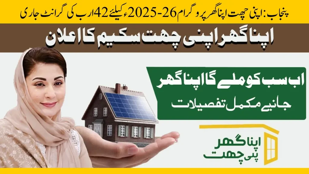 Apni Chhat Apna Ghar Scheme