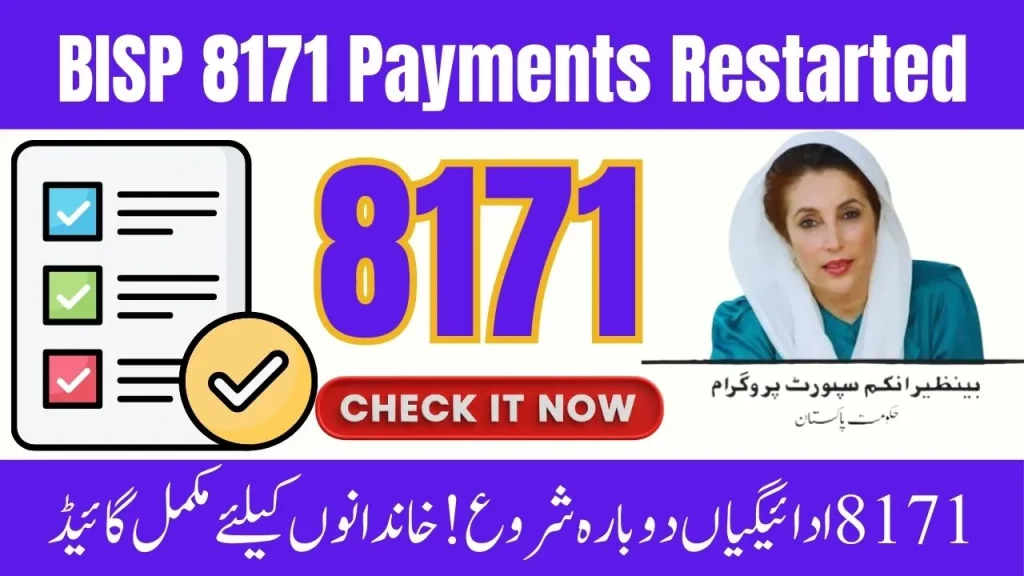 BISP 8171 payment
