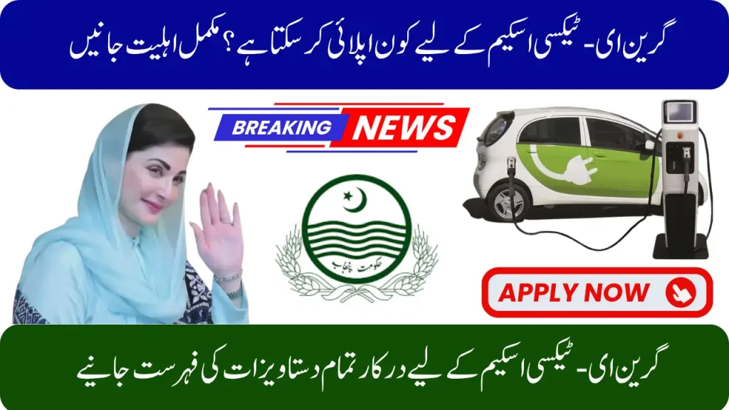 CM Punjab E-Taxi Scheme