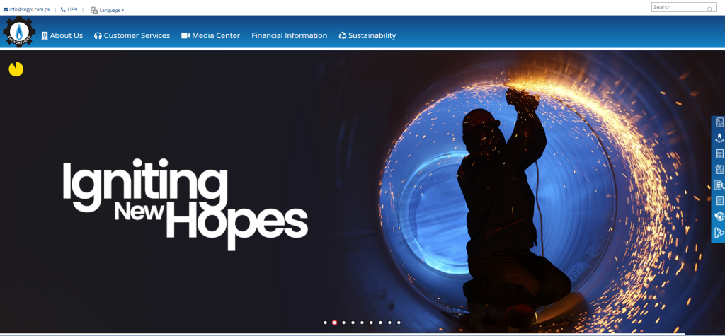 Visit Official SNGPL Bill Site