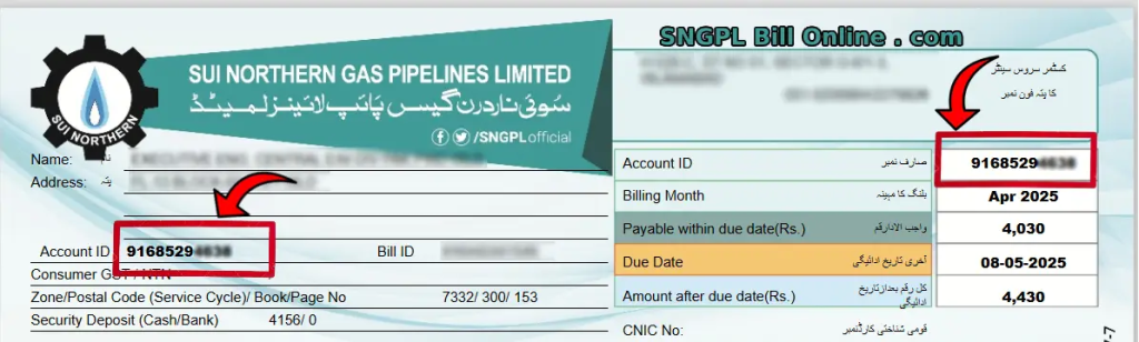 Download Your SNGPL Bill Online