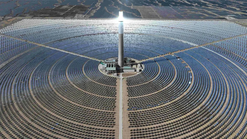 twin tower solar plant
